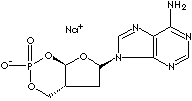 2'-DEOXYADENOSINE-3',5'-CYCLIC MONOPHOSPHATE, SODIUM SALT