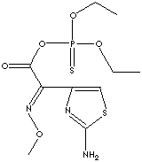 DIETHYLTHIOPHOSPHORYL-2-AMINOTHIAZOL-4-YL METHOXYIMINOACETATE