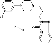 TRAZODONE HYDROCHLORIDE