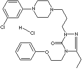 NEFAZODONE HYDROCHLORIDE