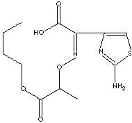 2-(2-AMINOTHIAZOLE-4YL)-2-[Z-1-(t-BUTOXYCARBONYL) ISOPROPOXYIMINO] ACETIC ACID