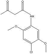 2',5'-DIMETHOXY-4'-CHLORO-ACETOACETANILIDE