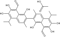 GOSSYPOL ACETIC ACID