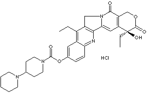 IRINOTECAN HYDROCHLORIDE