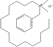 BENZYL DIMETHYL HEXADECYL AMMONIUM CHLORIDE