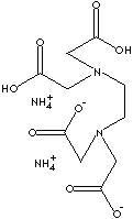 DIAMMONIUM ETHYLENEDIAMINETETRAACETATE